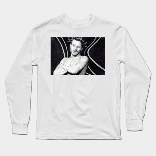 Portrait of a Dancer Long Sleeve T-Shirt by WaterGardens